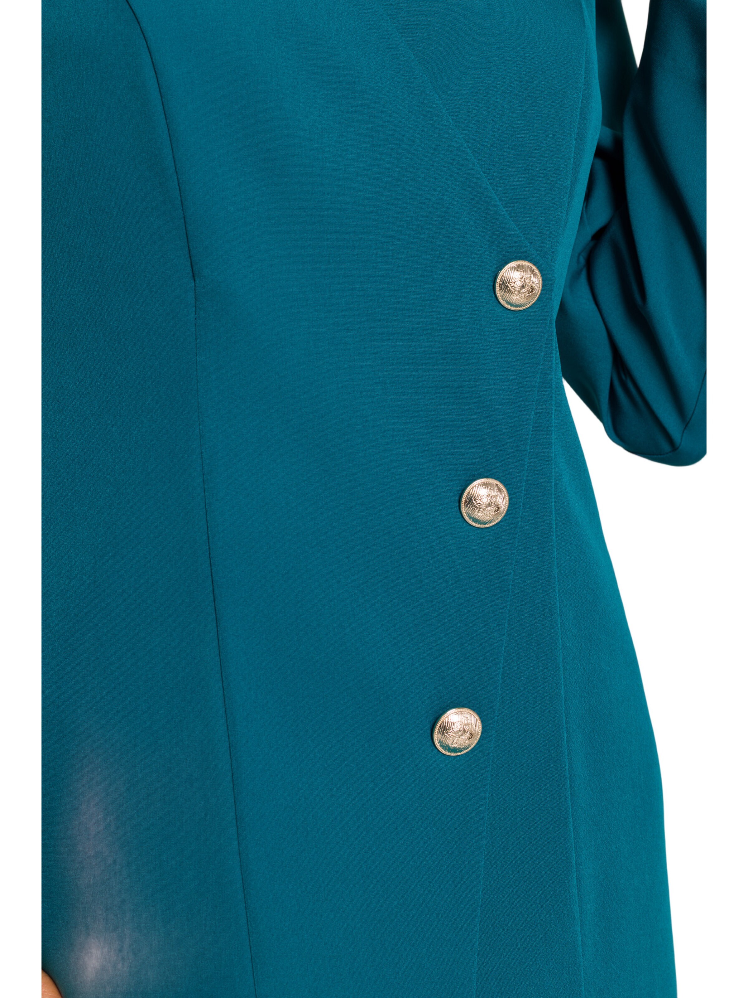 Rochie 'Sukienka żakietowa ze złotymi guzikami' de la made of emotion pe verde