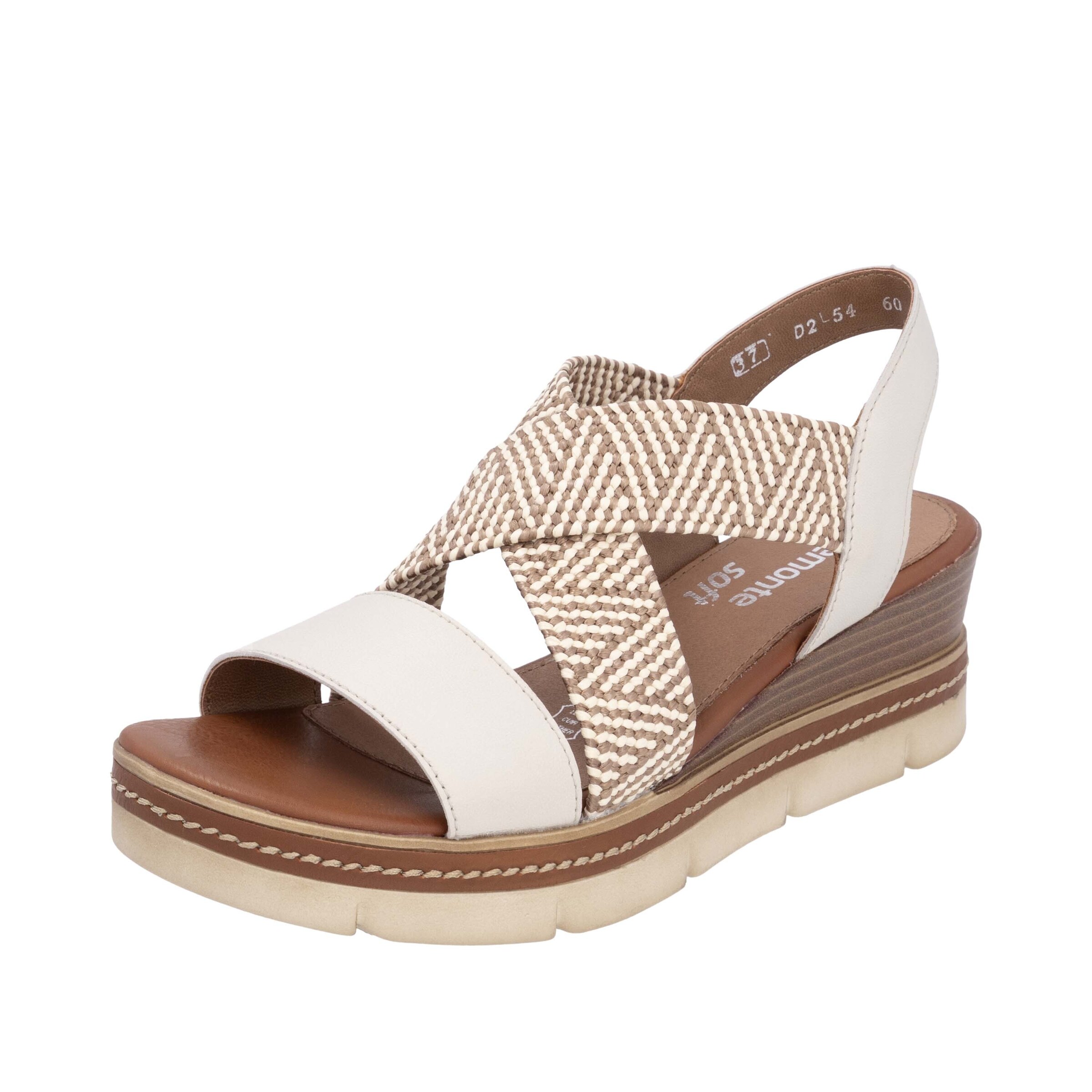 REMONTE Sandale in Beige: Vorderseite