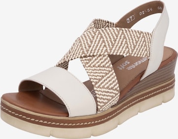 Sandales REMONTE en beige : devant