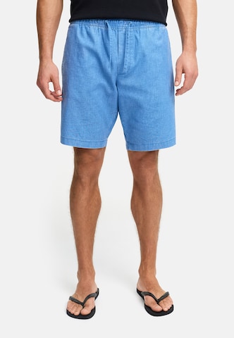 INDICODE JEANS Regular Chino trousers 'Corry' in Blue: front