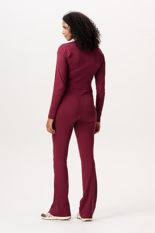 Regular Pantalon Noppies en rouge
