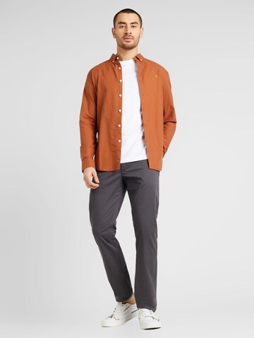 FARAH Slim Fit Paita 'BREWER' värissä oranssi