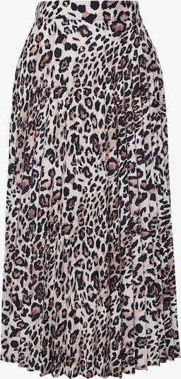 Sijonas iš Trendyol, spalva – nebalintos drobės spalva / ruda / juoda, Prekių apžvalga