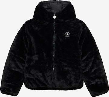 CONVERSE Winterjas in Zwart: voorkant