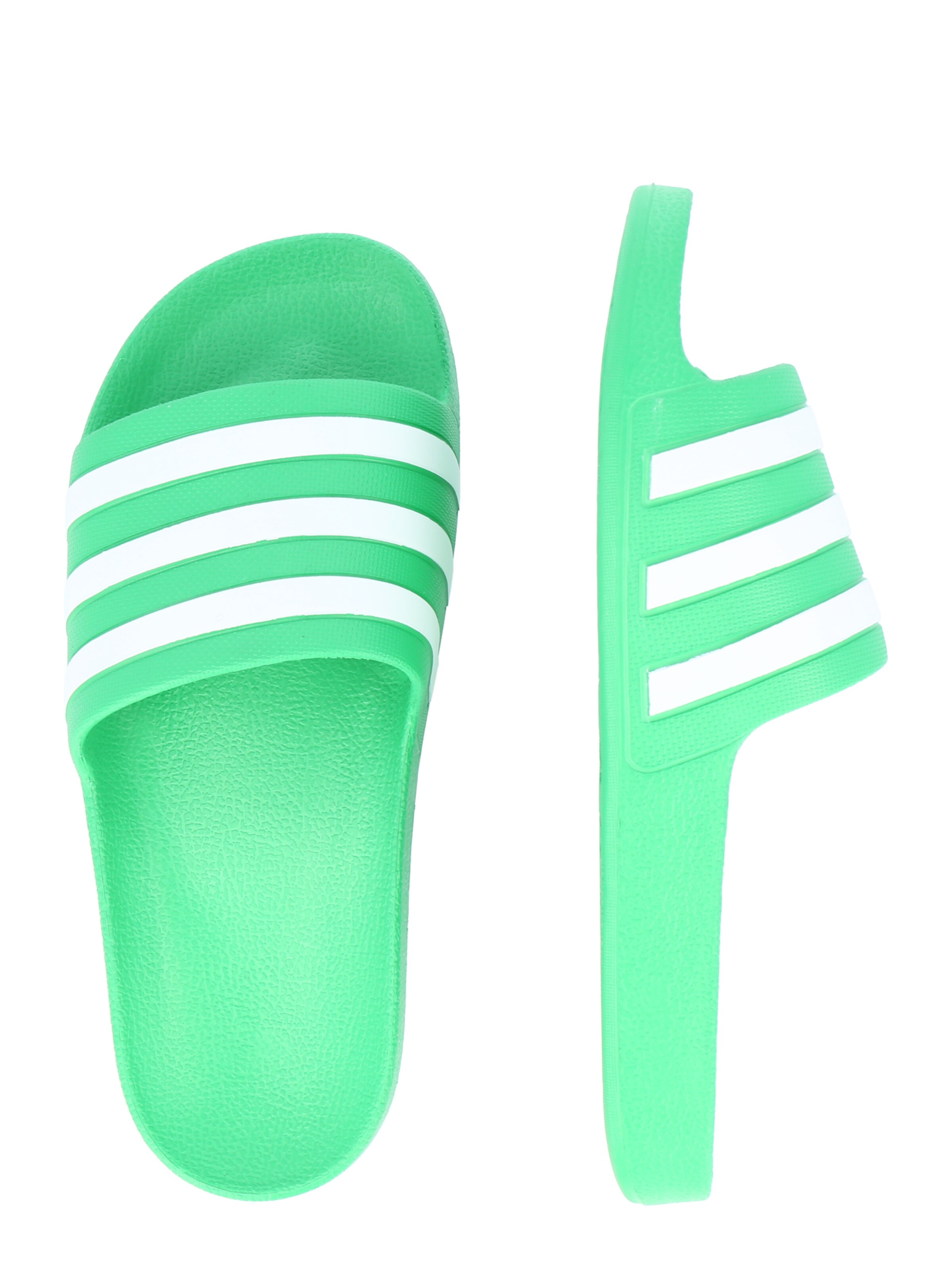ADIDAS PERFORMANCE Čevelj za na plažo/kopanje 'Adilette Aqua' | zelena barva