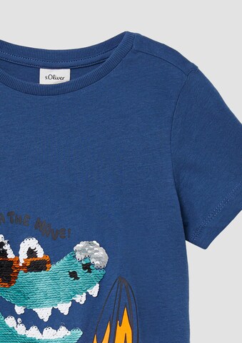 T-Shirt s.Oliver en bleu
