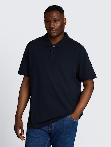 T-Shirt TOM TAILOR Men + en bleu : devant