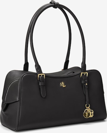 Lauren Ralph Lauren - Bolso de hombro en negro: frente