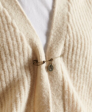 Superdry Knit Cardigan in Beige