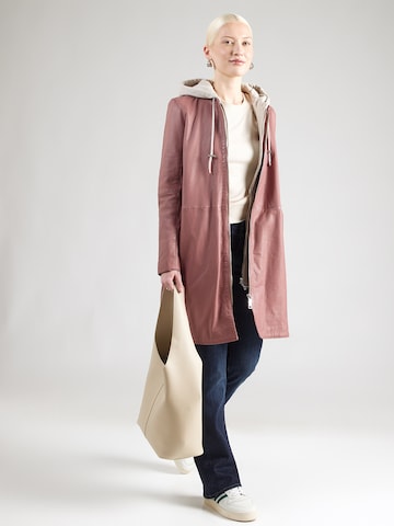 Manteau mi-saison Maze en rose