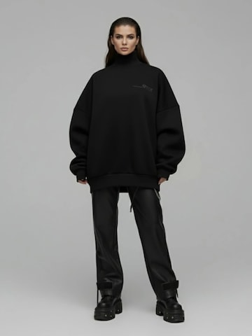 Pullover extra large 'ETERNITY' di QWX2 in nero