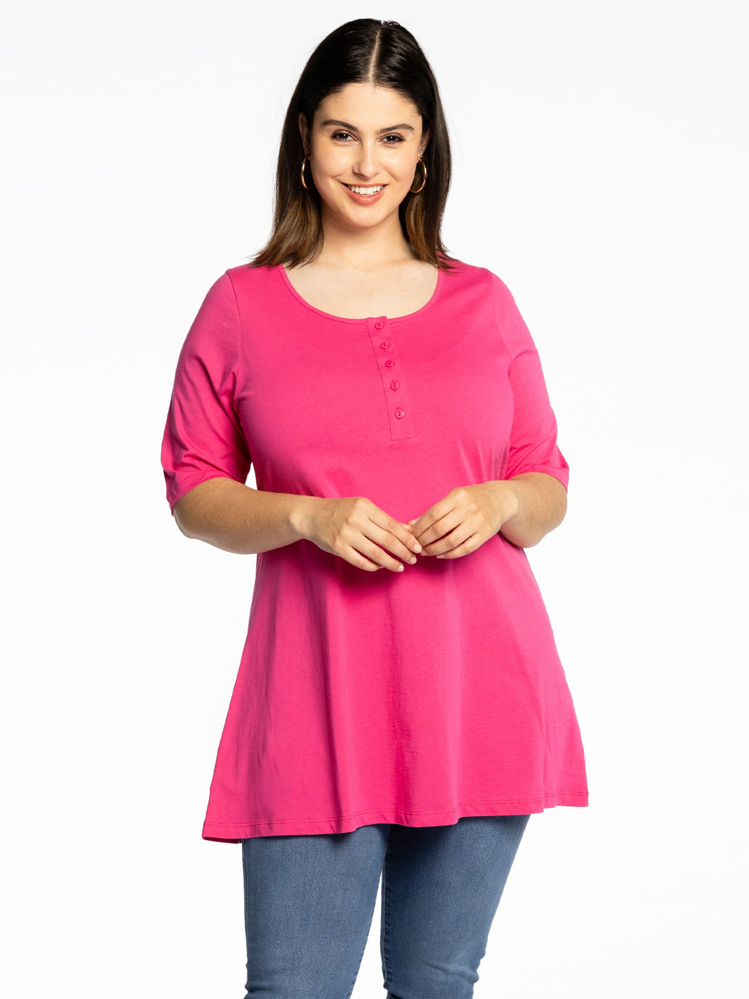 YOEK Tunic in Pink: front