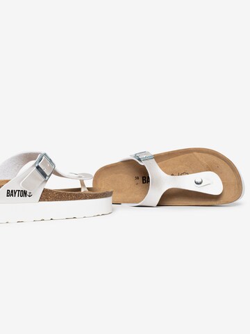 Bayton T-bar sandals 'Asturias' in White