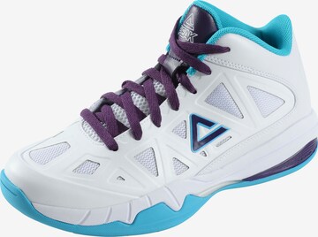 PEAK Athletic Shoes 'Blue Carolina' in White: front