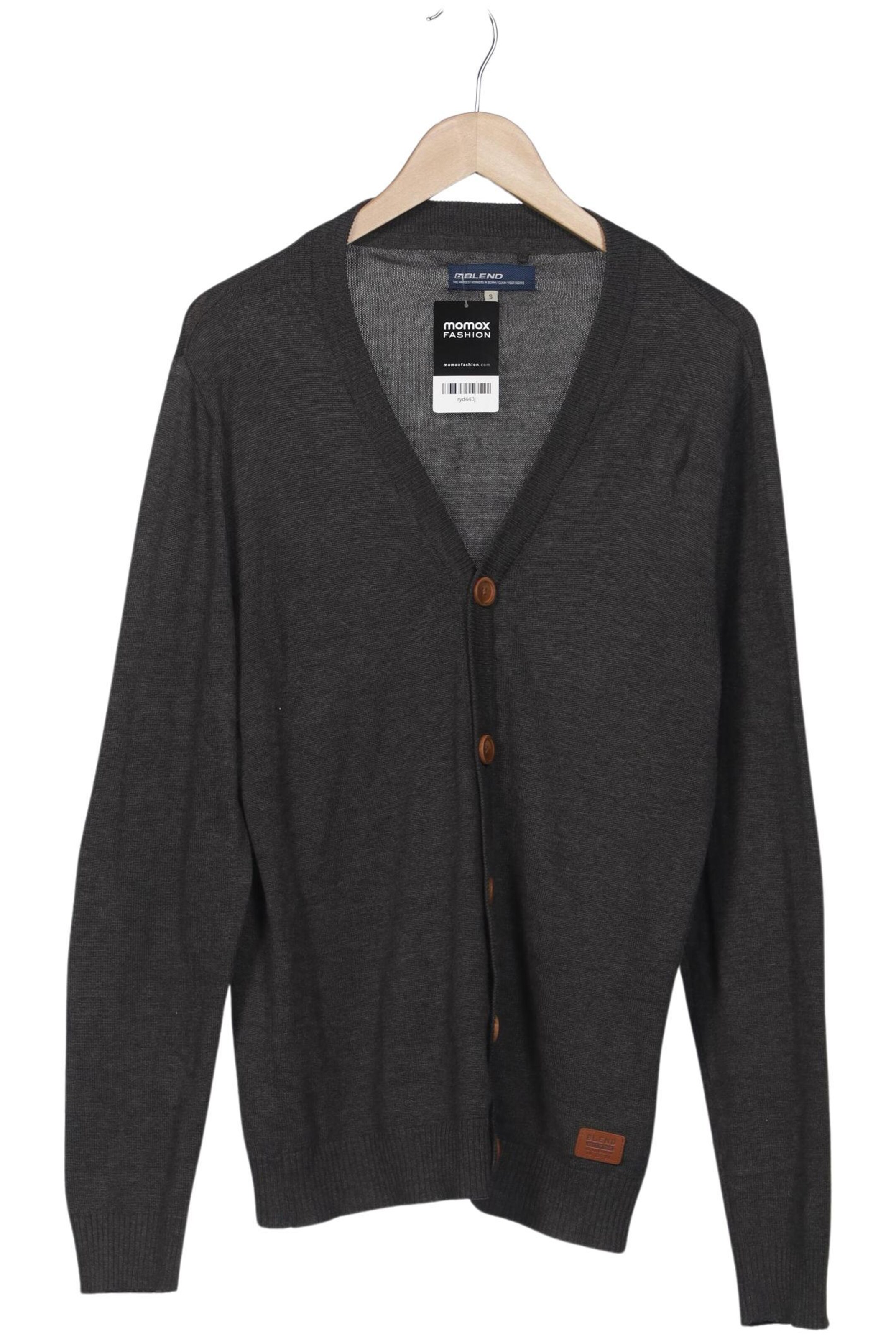 BLEND Sweater & Cardigan in S in Grey: front