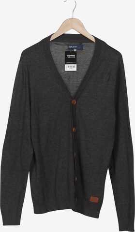 BLEND Strickjacke S in Grau: Vorderseite