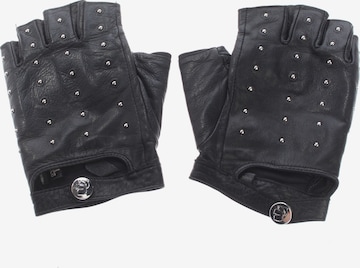 Karl Lagerfeld Handschuhe S in Schwarz: Vorderseite