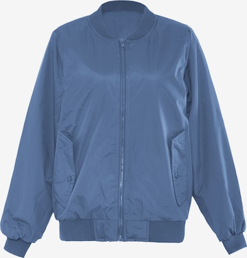 Yuka Between-Season Jacket in Blue: front