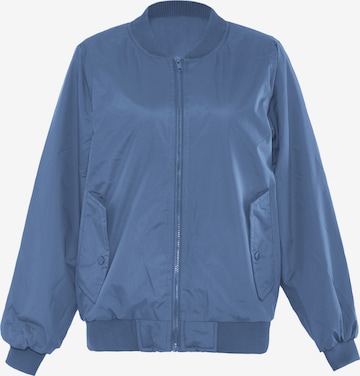 Yuka Between-season jacket in Blue: front