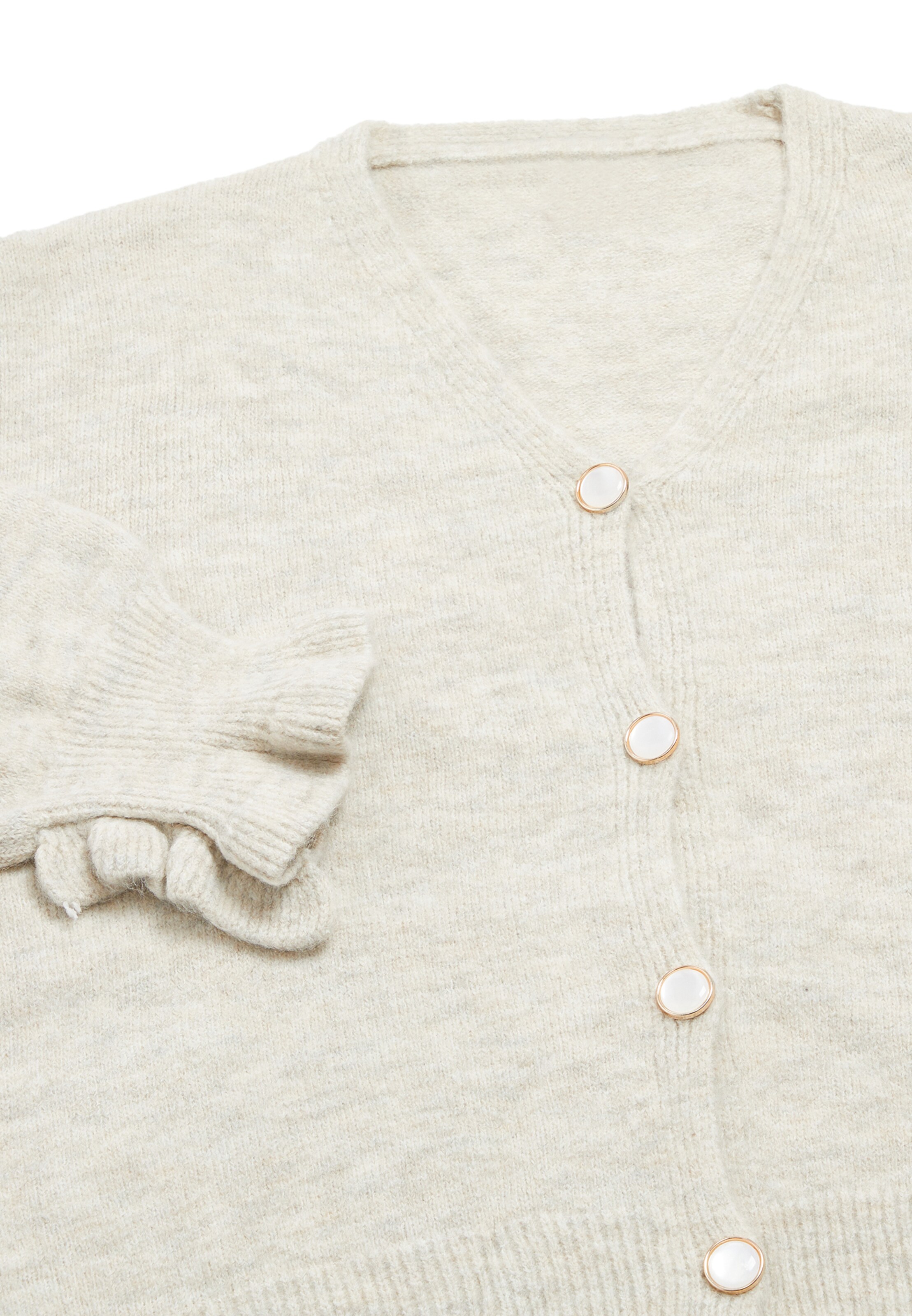 aleva Strickjacke in Beige