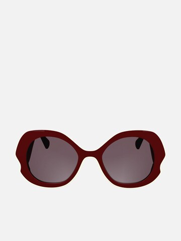Longchamp Zonnebril in Rood