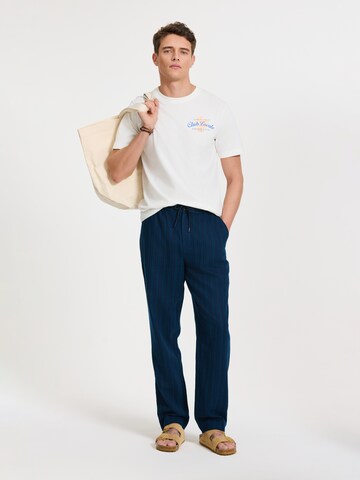 Shiwi Regular Chino 'Lenny' in Blauw