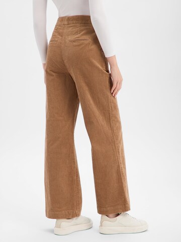 évasé Pantalon 'Geggo' MSCH COPENHAGEN en marron