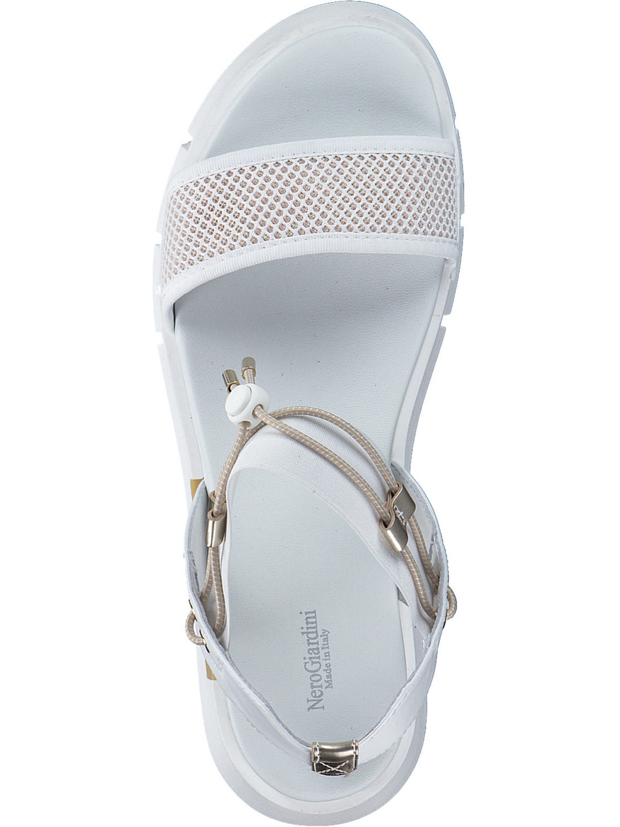 Sandales Nero Giardini en blanc