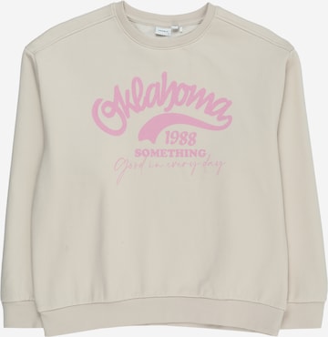 NAME IT Sweatshirt 'SYLVERA' in Beige: front