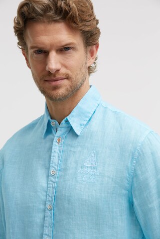 Gaastra Regular fit Button Up Shirt in Blue