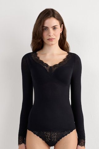 INTIMISSIMI Shirt 'Ultralight' in Black: front