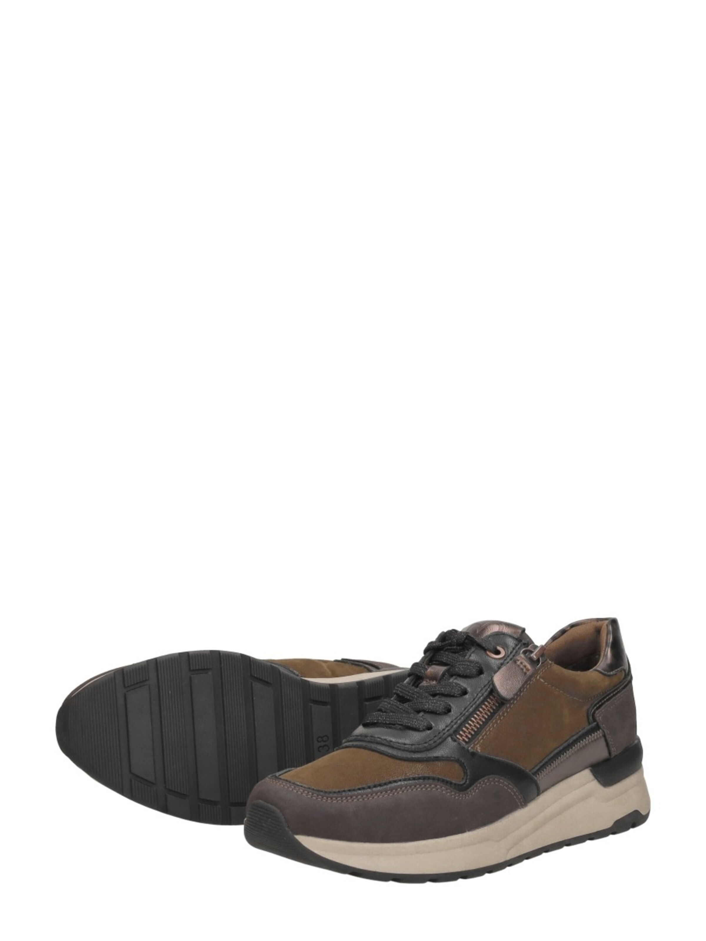 MARCO TOZZI Sneakers laag 'Sneakers Laag' in Bruin