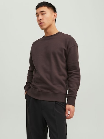 JACK & JONES Sweatshirt 'Star' i brun: forside