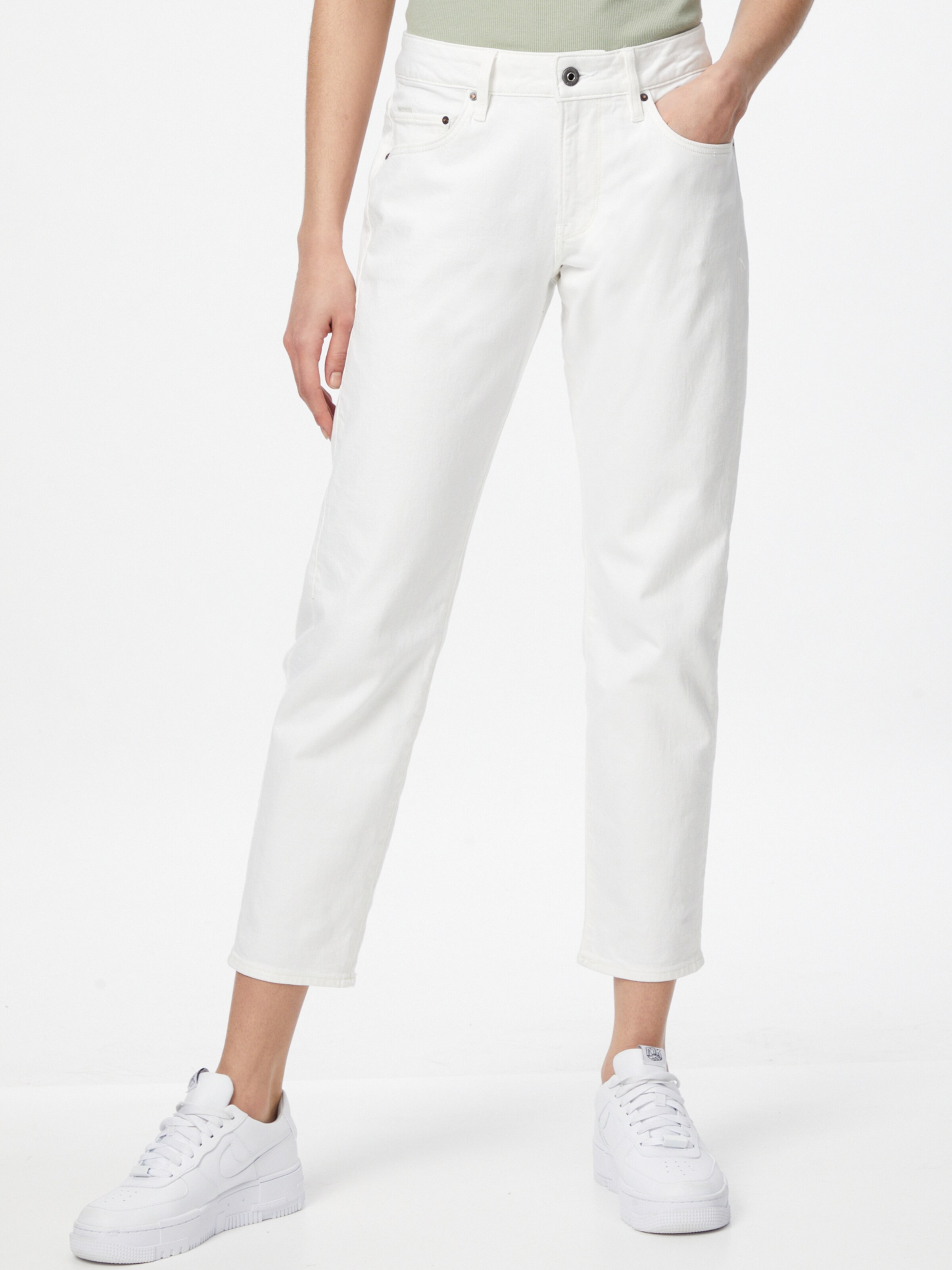 Frauen Jeans G-Star RAW Jeans 'Kate' in Weiß - US70078