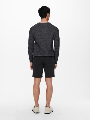 Only & Sons Regular Shorts 'Mark' in Grau