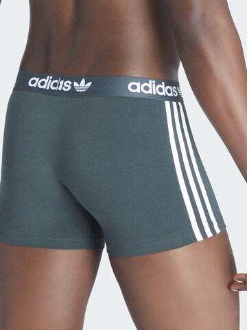 ADIDAS ORIGINALS Boxer shorts ' Comfort Flex Cotton 3 Stripes ' in Green