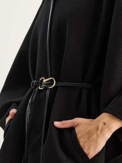 Bianco Lucci Tussenmantel in de kleur Zwart, Productweergave