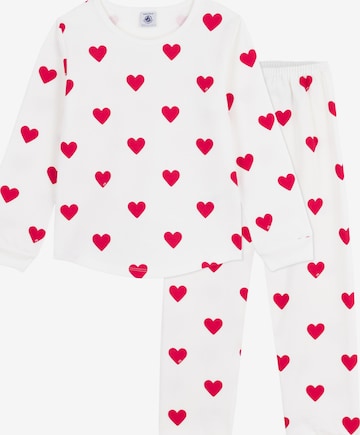 PETIT BATEAU Yöpuku värissä valkoinen: etupuoli