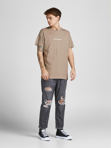 JACK & JONES Regular Jeans 'Chris' in Zwart