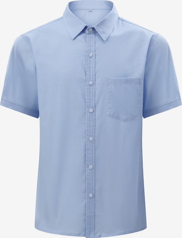 ALLTHEMEN Hemd 'Reine' in Blau: Vorderseite