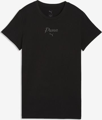 PUMA Funktionsshirt 'Essentials' in Schwarz: Vorderseite