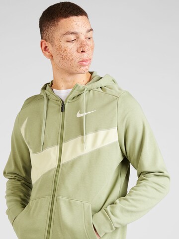 NIKE - Sudadera con cremallera deportiva 'ENERGY' en verde