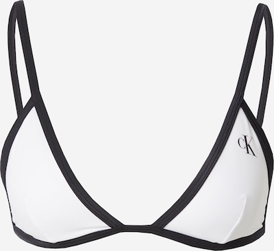 Top per bikini Calvin Klein Swimwear di colore nero / bianco, Visualizzazione prodotti
