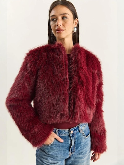 Bianco Lucci Casaco meia-estação em borgonha, Vista do artigo