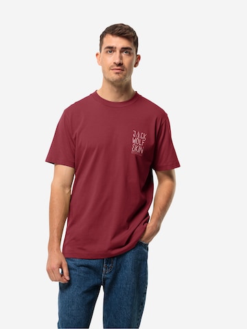 T-Shirt fonctionnel JACK WOLFSKIN en violet : devant
