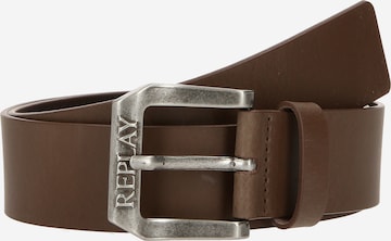 REPLAY Belt in Brown: front