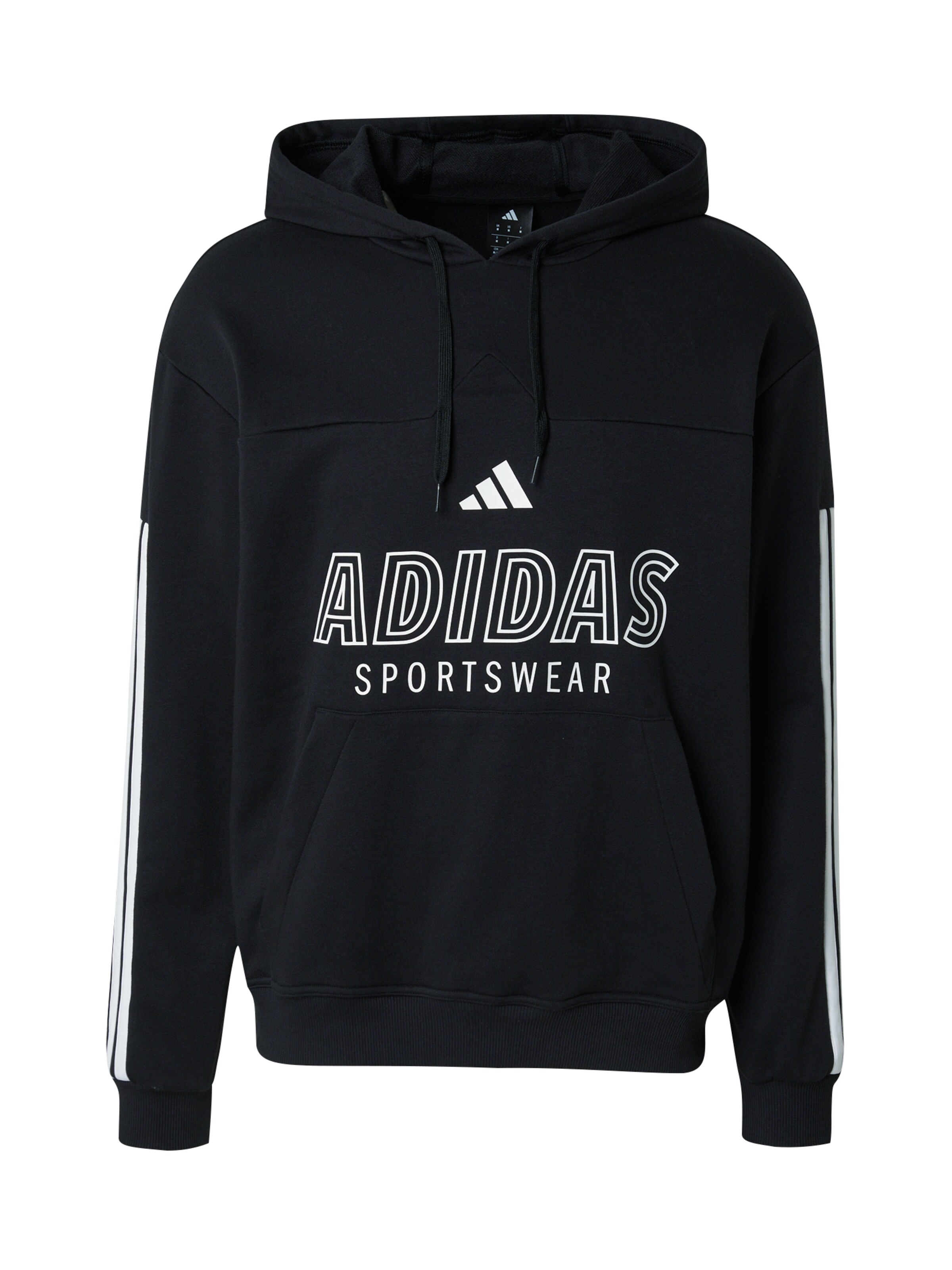ADIDAS SPORTSWEAR Αθλητική μπλούζα φούτερ 'Tiro' σε μαύρο: μπροστά