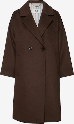 Manteau mi-saison Noa Noa en marron : devant