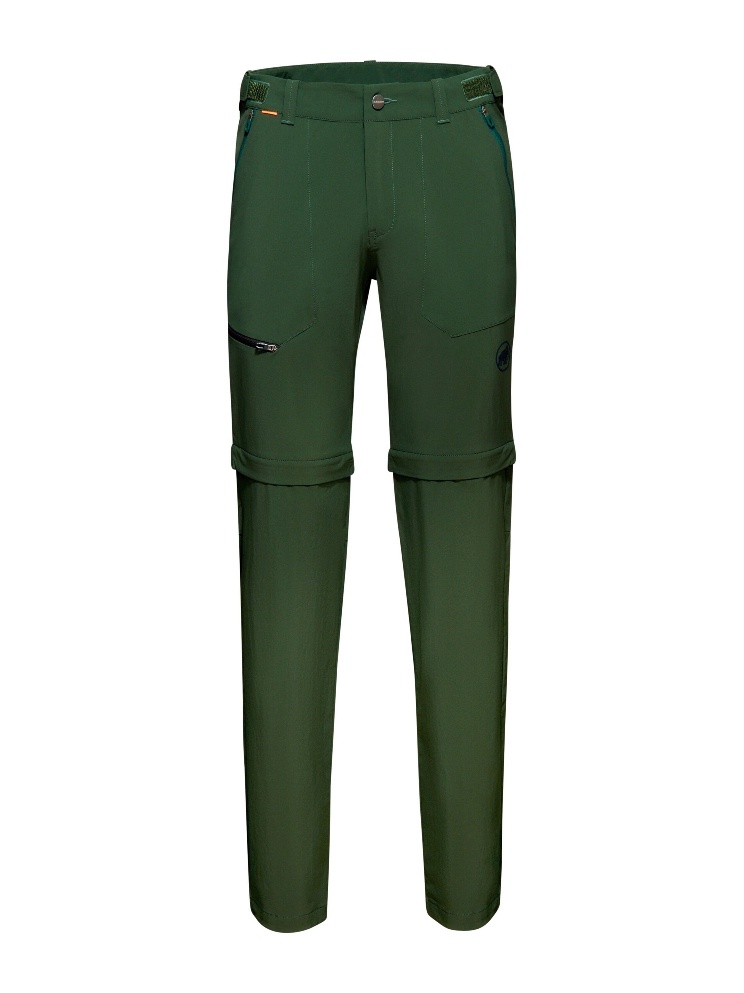 MAMMUT Wanderhose ‘Runbold Zip Off’ in Grün: Vorderseite