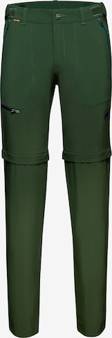 MAMMUT Wanderhose ‘Runbold Zip Off’ in Grün: Vorderseite